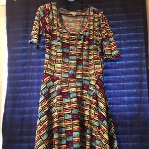 Lularoe cassette tape dress